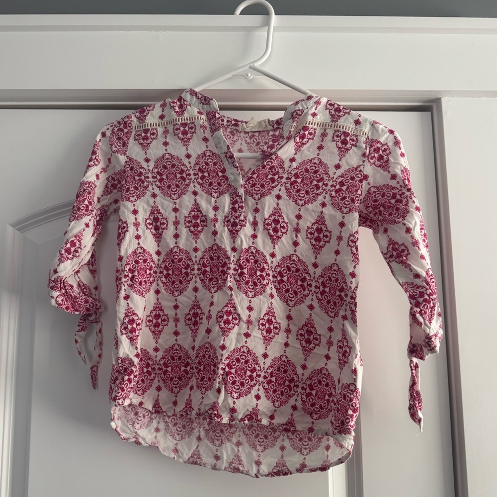 Pink Republic Kids Blouse with Pink Patterns